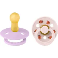 BIBS Studio Colour Bumblebee Tutti 2-pack Lateksi Koko 2, Violet Sky