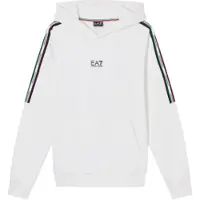EA7 for man. 7M001864_AF12660 Italian Spirit sweatshirt white (M), Casual, Sport, Cotton, Sportswear, Multisport, Short sleeve
