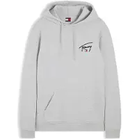 Tommy Hilfiger Collegepaita 'ENTRY' vaaleanharmaa / kirkaanpunainen / musta