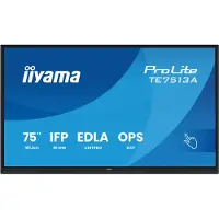 Iiyama – 75"W IFP 40-Points Bonded PureTouch IR? (TE7513A-B3AG)