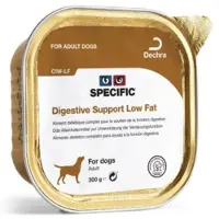 Specific CIW-LF Digestive Support Low Fat helposti sulavaa, dieettipurkkiruokaa koirille, 6 x 300 g