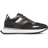 BOSS for man. 50498280 Jonah Sneakers black (46), Flat, Laces, Casual