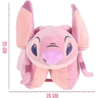 Top 1 Toys Plush 2 In 1 Pillow - Pink - ONE SIZE