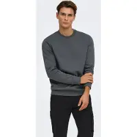 Only & Sons Onsceres Life Crew Neck - Grey - XXL