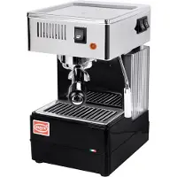 QuickMill Stretta 0820 -espressokone, 1,8 l, musta ja hopea