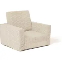 Kids Concept Taitettava Nojatuoli Natural White Natural White-OS Valkoinen One Size Pojat, Tytöt