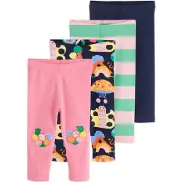 Next Leggingsit laivastonsininen / vaaleanvihreä / oranssi / vaalea pinkki