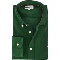 Tommy Hilfiger Solid Corduroy Rf Shirt - Green - L