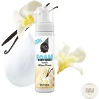 Raw Organic Organic shop FOAM BODY WASH VANILLA WHIPPED CREAM 200ml
