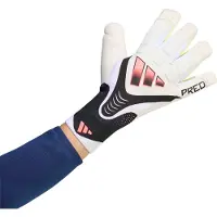 Adidas Maalivahdin Hanskat Predator Pro Hybrid Chaos Vs Control - Valkoinen/musta/solar Turbo, koko 9