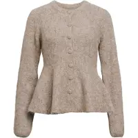 Object Neuletakki 'OBJSaggia' tummabeige