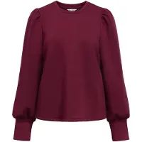 Object Objandrea Re L/S O-Neck Sweat Noos - Burgundy - S