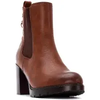 Xti for woman. 14429902-CAMEL Ankle boots 144299 brown (39), 5 to 8 cm, Zip, Casual