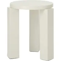 New Works Atlas Jakkara Pyöreä - Jakkarat Mdf Creme - 42737