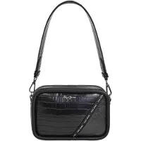 Pepe Jeans for woman. PL0300018 Keyra Croco bag black (OSFA), Casual, Polyurethane