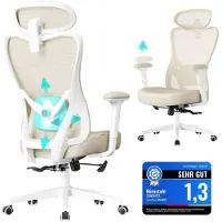 Songmics Ergonominen toimistotuoli OBN066BH01