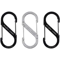 Nite Ize S-Biner Dual #2 3-pack kaksoiskarabiini