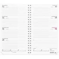 Mayland Week Planner International tværformat REFILL 2027