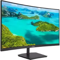 Philips Kaareva PC-näyttö - 241E1SC/00 - 23,6" FHD - VA-paneeli - 4 ms - 75Hz - VGA / HDMI - AMD FreeSync