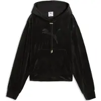 Puma Essentials Elevated Standard Velour Hoodie Women, koko Large