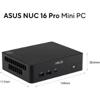 Asus NUC 16 Pro Core Ultra X9 388H, 32 Gt, 1 Tt, Win 11 Pro -minitietokone, musta