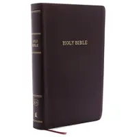 Thomas Nelson KJV Holy Bible: Personal Size Giant Print with 43,000 Cross References, Burgundy Bonded Leather, Red Letter, Comfort Print (Thumb Indexed): King James