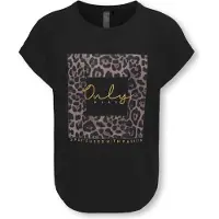 Only Play Onpaub-Rie On Ss Loose Jrs Tee Girls - Black - 134-140