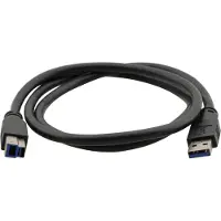 Kramer C-USB3/AB-15 USB 3.0 TYPE-A MALE TO TYPE-B MALE CABLE 15FT 4.6M (96-0235015)
