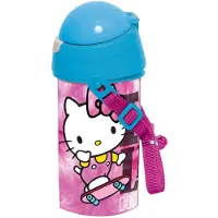 Hello Kitty -juomapullo, urheilupullo 500 ml skeittaukseen