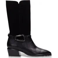 Hispanitas for woman. PHI254298 Verona black Leather Boots (39), 3 to 5 cm, None, Casual