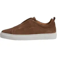 Hackett London for man. HMS200098 Vision brown leather sneakers (42), Flat, Split Leather, None, Casual