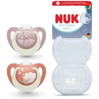 Nuk 10177254, Perinteinen vauvantutti, Hampaita hoitava, Silikoni