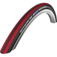 Schwalbe Rightrun Active Clincher Rengas 24x1.00" Pyörätuoleihin, musta/punainen 25-540 | 24x1,00" 2022 Pistosuojatut renkaat
