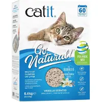 Catit 2x6,4kg Go Natural! Herne- ja bentoniittikuivike vanilja