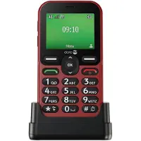 Doro Leva E10, suurinäppäiminen matkapuhelin, 4G, punainen