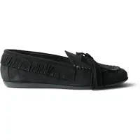 Semicouture for woman. Y6WZ44 Black Liz Leather Moccasins (39), Flat, None, Casual