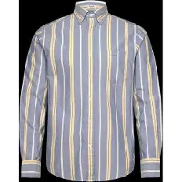 Gant Reg Archive Oxford Stripe - Purple - XXXL