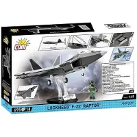COBI Lockheed F-22 Raptor stealth fighter 1:48 building blocks 695 pieces (-5855)