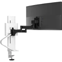 Ergotron – Trace single monitor, panel clamp, bright white (45-630-216)