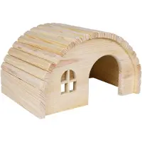 Trixie - Wooden House For Guinea Pigs Brown 29 x17 x20 cm - Pieneläimet - Pesät ja häkkitarvikkeet - Kanin talot ja pieneläintalot