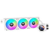 Thermaltake TH420 V2 Ultra EX ARGB Sync White AiO Water Cooling with LCD Display and Addressable RGB for CPUs (CL-W428-PL14SW-A)