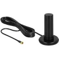 DeLOCK – 5G LTE Antenna SMA plug 0 - 3 dBi fixed omnidirectional connection cable RF195 3 m outdoor (12590)