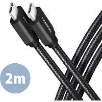 Axagon USB-C - USB-C 2m Cable Black (BUCM3-CM20AB)