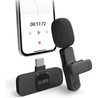SBS WIRELESS MICROPHONE + RECEIVER AND CLIP (TEMICTYCBTK)