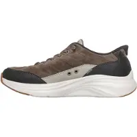 SKECHERS Matalavartiset tennarit 'CONTOUR FOAM-CORDELUX' oliivi / musta