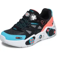 SKECHERS Tennarit 'Gametronix 3.0' sininen / harmaa / vaaleanpunainen / musta