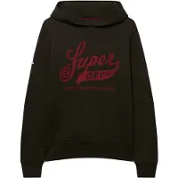 Superdry for man. M2014566A Black Vintage Script Hoodie (XL), Casual, Cotton