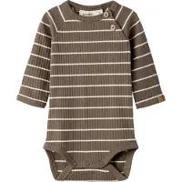 Lil´ Atelier Nbmkail Ls Slim Body Lil Noos - Green - 56