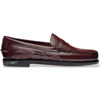 Sebago for woman. 751222W Burgundy Dan El Paso leather moccasins (41), Flat, 1 to 3 cm, None, Casual