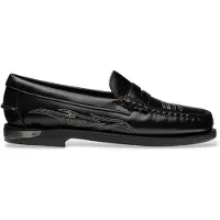 Sebago for woman. 751222W Black Dan El Paso leather moccasins (37), Flat, 1 to 3 cm, None, Casual